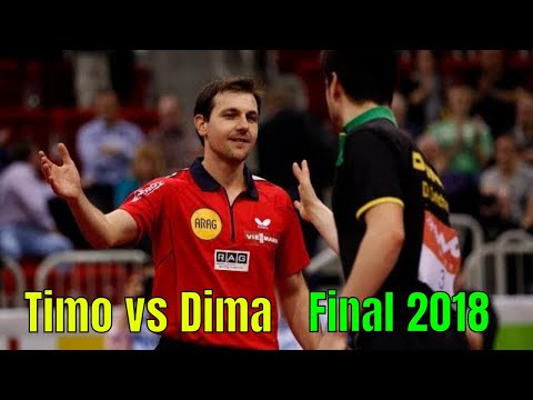Timo Boll vs Dimitrij Ovtcharov (Final Europe Championship 2018)