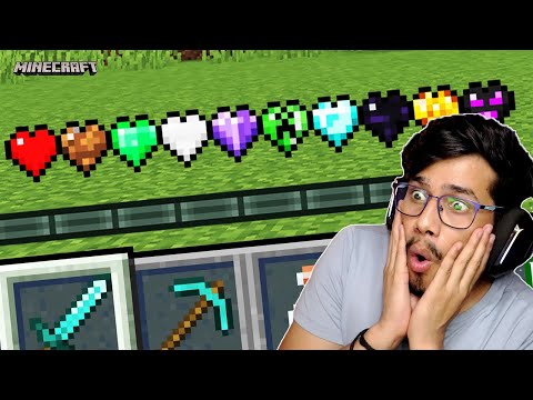 Minecraft, But You Get Custom Hearts