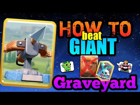 How to beat Giant graveyard deck with 3.0 xbow ,Tips and tricks |Clash Royale|