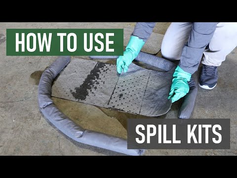 How to Use a Spill Kit [Clean Up Chemical & Oil Spills]