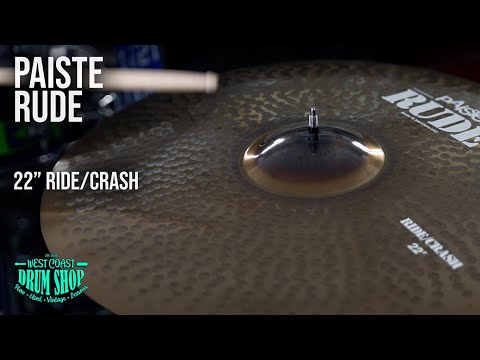 Paiste RUDE 22" Ride/Crash