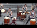 Joji Hirota and Taiko drummers at Thames Festivale 2011