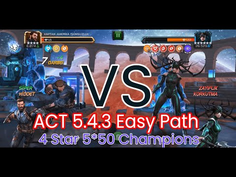 Act 5.4.3 Easy Path & Hela Boss - Marvel Contest of Champions