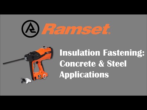 Ramset I-F Installation into Concrete & Steel