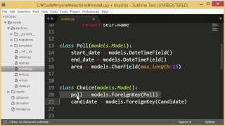 [장고를 활용한 웹사이트 만들기] 여론조사 모델