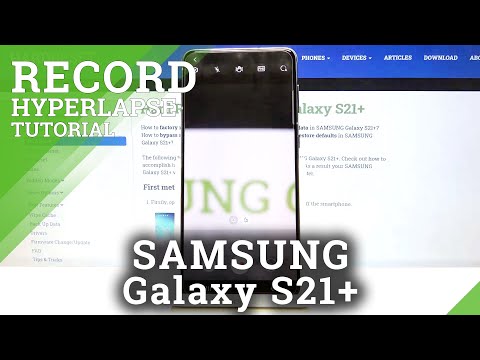 How to Change Speed of Hyperlapse in SAMSUNG Galaxy S21+ - Timelapse Video Speed