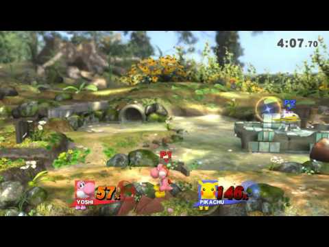 Yoshi vs pikachu