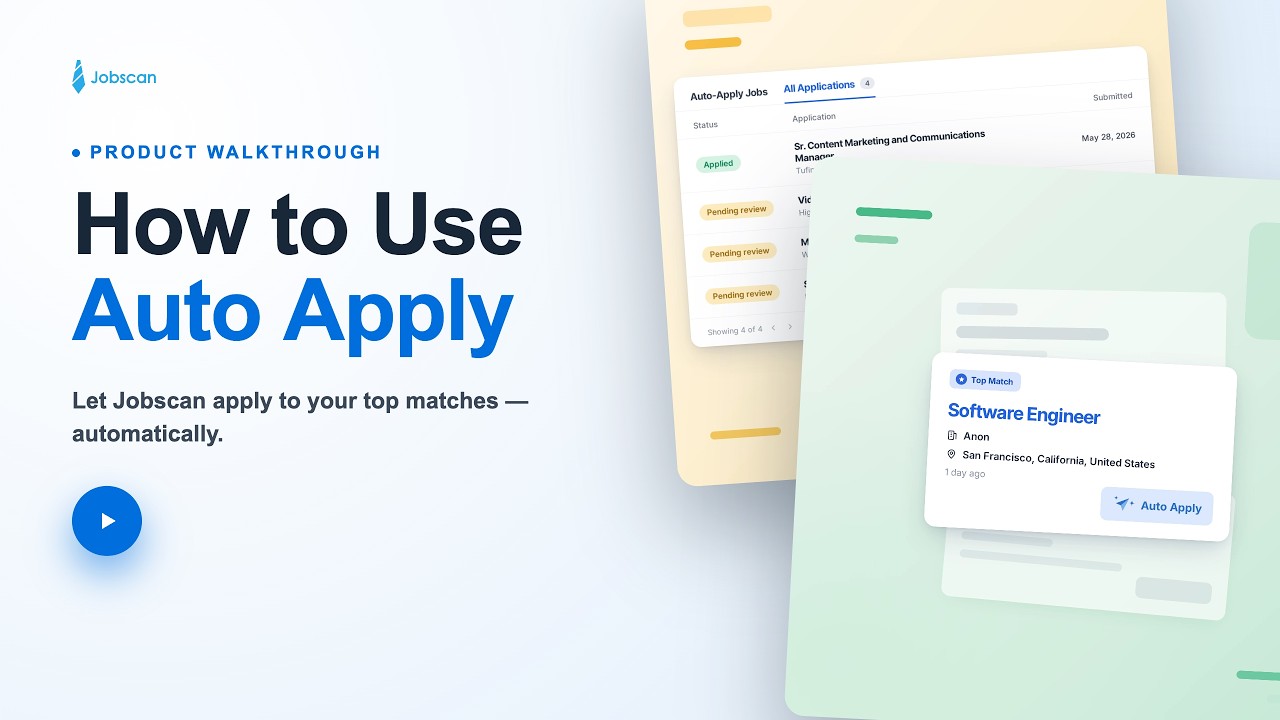 How to Use Auto Apply from Jobscan video thumbnail
