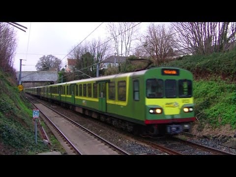 IE 8100 Class Dart Trains - Sandycove & Glasthule Station, Dublin