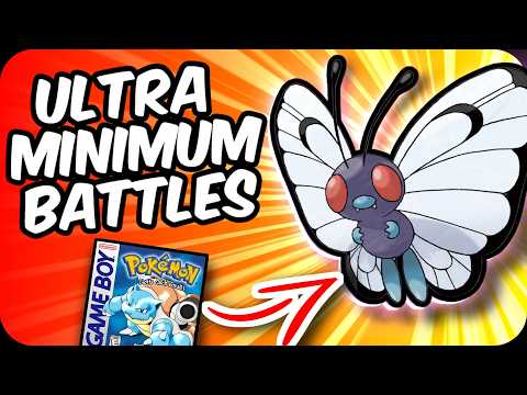 Can Butterfree beat Pokemon Red/Blue with only 13 battles?