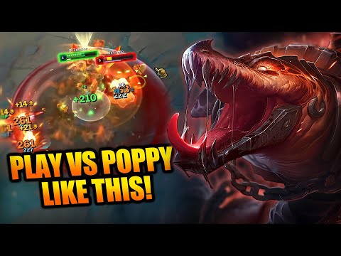 How To Destroy The Poppy Match Up! | Renekton Vs Poppy | Educational Commentary #1