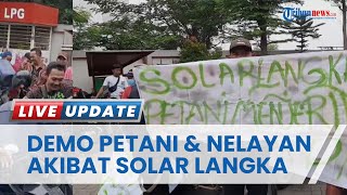 Petani dan Nelayan di Kota Bekasi Unjuk Rasa di SPBU Tarumajaya, Efek Solar Langka