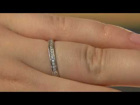 WR3001 0.17 Carat Pave Set Ladies Diamond Wedding Ring