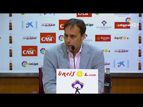 Rueda de prensa de Fran Fernández tras el UD Almería vs Granada CF (2-0)