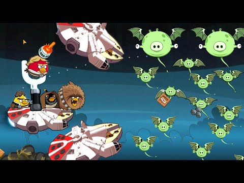 Angry Birds Star Wars - BOSS FIGHT Fat Mynock Pig VS All Birds Gameplay!