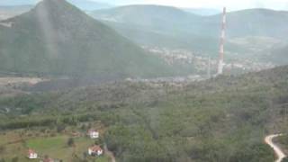 preview picture of video 'Flight an helicopter above Kosovska Mitrovica and Trepća'