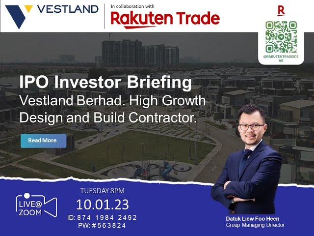 Rakuten Trade Ideas 🎯 Webinar - Vestland Berhad