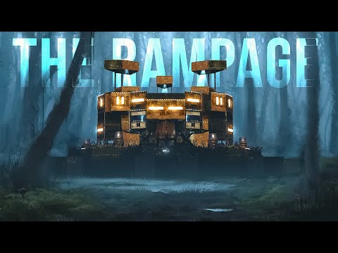 The Rampage - TANKY Quad/Small Group Triple Bunker Base Design - Rust 2025