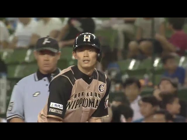 【2回表】ファイターズ・大野 変化球をきっちり打ち返しセンター前へ先制タイムリー!! 2016/7/27 L-F