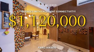 Rare Freehold and SPACIOUS 1-Bedroom in Parc Haven | 2 Mins to Whampoa Market and Food Centres