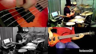 Jamiroquai - Seven Days In Sunny June (bass &amp; drum cover - by kabas &amp; Luis Vera)