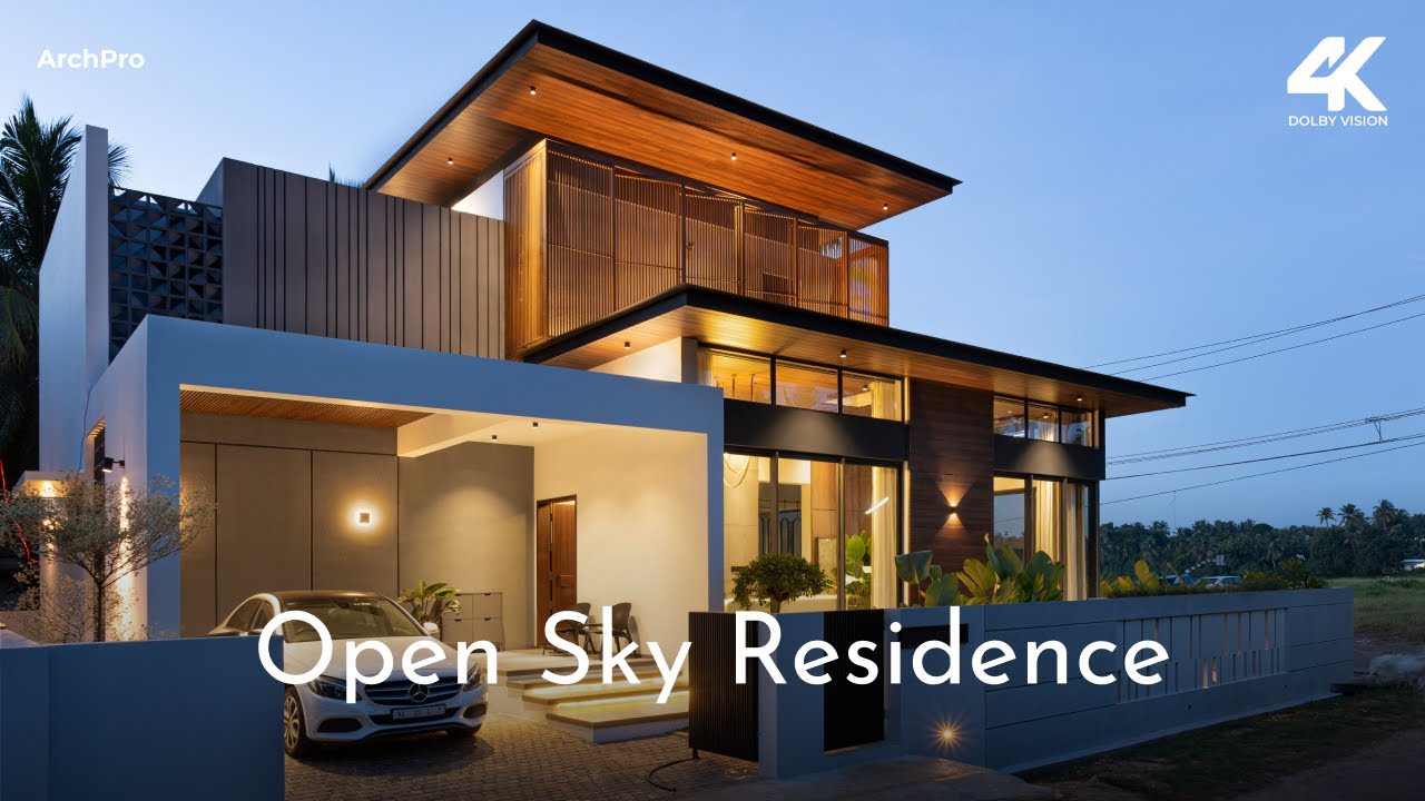 Inside 3000 Sqft. Luxury Open Sky Residence in Kerala | ArchPro| Home Tour | 4K | HDR