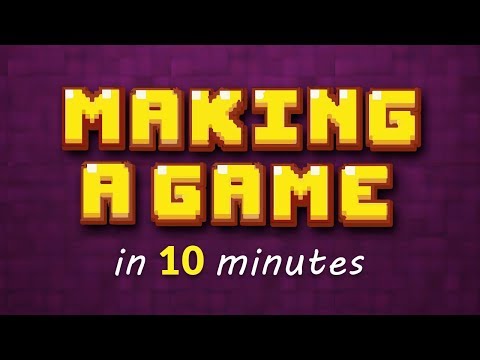 MAKING A GAME IN 10 MINUTES!!