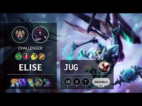 Elise Jungle vs Lee Sin - BR Challenger Patch 10.25b
