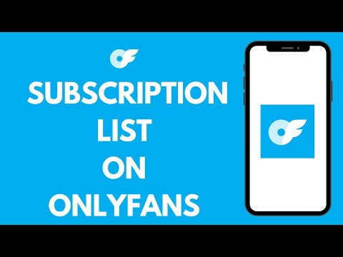 How To Access Subscription List On Onlyfans 2024 Onlyfans Tutorial