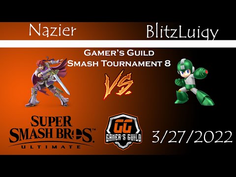 Gamer's Guild Smash Monthly 8 - Nazier (Roy) vs BlitzLuigy (Mega Man)