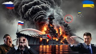 1 Minute Ago! Ukrainian F 16 fighter jets sink Russian destroyer in Black Sea