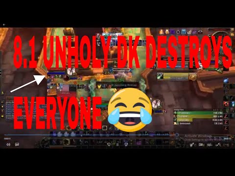 8.1 Unholy DK 2v2/3v3 Destruction! |  Jungle Destroys RMP | 8.1 Unholy DK/Surv Hunter PVP | WoW BFA
