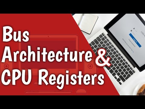 BUS ARCHITECTURE IN COMPUTER ORGANIZATION | CPU REGISTERS | COMPUTER BASICS