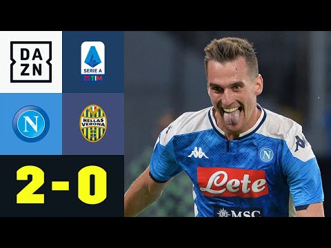 Doppelter-Milik zum Napoli-Sieg: Neapel - Hellas Verona 2:0 | Serie A | DAZN Highlights