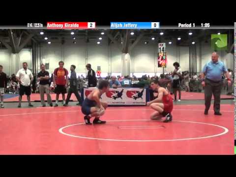 Men 60 KG / 132.25 lbs - Anthony Giraldo vs. Alijah Jeffery