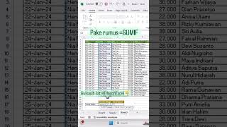 Download lagu Cara rekap data penjualan di EXCEL pake SUMIF mp3