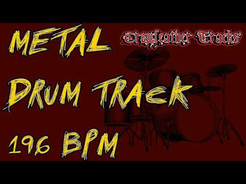Metal Drum Track 196 bpm