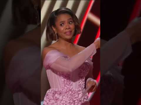 Regina Hall jokes about Will Smith's open marriage at Oscars 2022