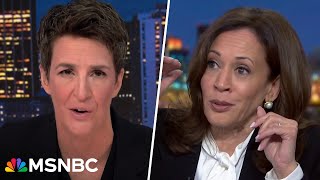 Rachel Maddow’s full interview with Kamala Harris I MSNBC EXCLUSIVE