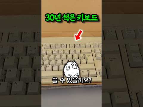 30년 묵은 키보드를 써보겠습니다