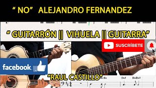 NO || VIHUELA || GUITARRA || GUITARRON  || ALEJANDRO FERNANDEZ