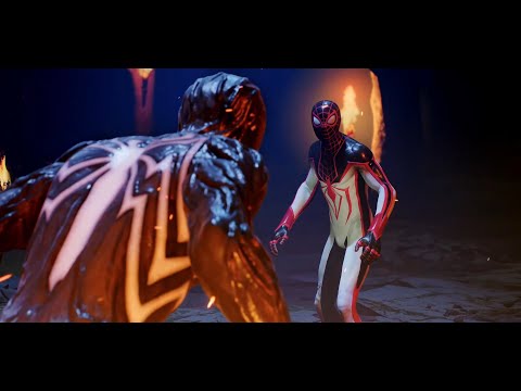 Marvels SpiderMan 2 Miles vs Black Suit Spider man Mini BOSS FIGHT