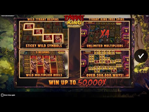 Tyrant King Megaways gameplay video