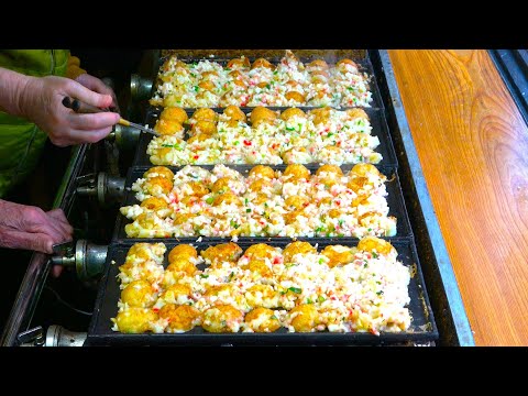 Takoyaki de Osaka (Takoyaki Fuku-chan) Takoyaki japonés Osaka Kadoma La verdadera y deliciosa comida callejera de Osaka Takoyaki Lezat