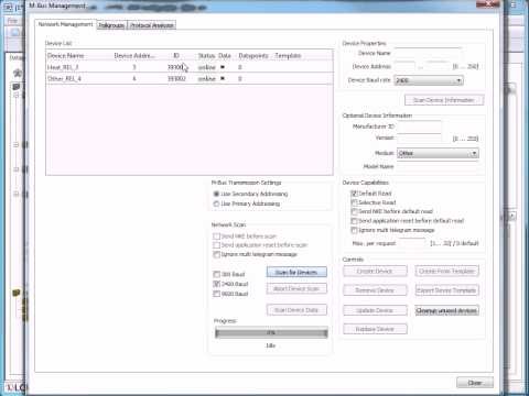 LOYTEC L-INX Configurator - How to create data points using M-Bus Network Scan [L001]