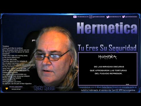 Hermetica - First Time Hearing - Tu Eres Su Seguridad - Requested Reaction