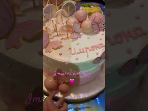 Imrona’s bithday🩷#music#aziza’s video#imronas bithday