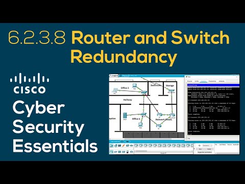 Cisco Cybersecurity Essentials 6.2.3.8 Router and Switch Redundancy | Packet Tracer demonstration