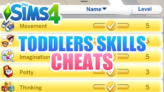How To Max Toddlers Skills Cheats 2023 (Level Up Skills Cheat) - The Sims 4