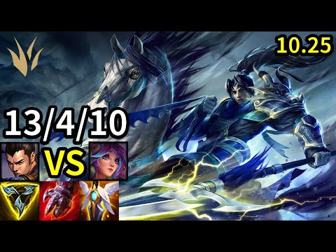 Xin Zhao Jungle vs Lillia - EUW Challenger | Patch 10.25